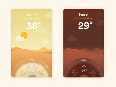 Winfo - Weather App mobile app weather weather app