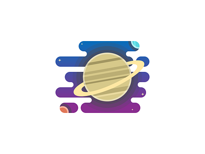 Saturn 🪐 Planet illustration