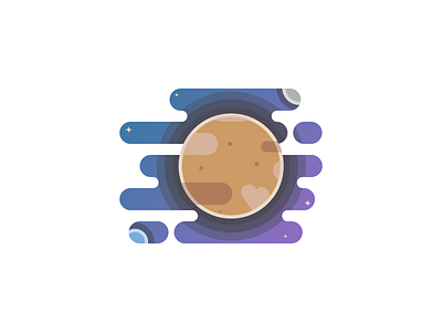 Pluto Planet illustration 100 day challenge 100daychallenge challenge daretodesign design flat design illustration planet solar system space