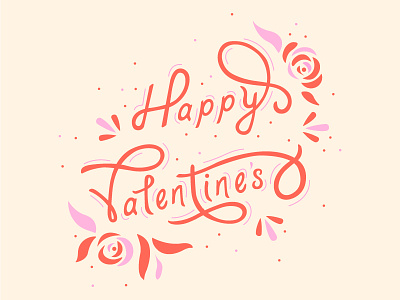 Happy Valentine's (and Houzz Day)! handlettering houzz illustration lettering line typography valentines