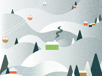 Winter Wonderland illustration texture winter
