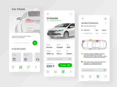 Clean Car App app app design branding car concept design flat interface minimal mobile mobile app mobile design ui ux web website