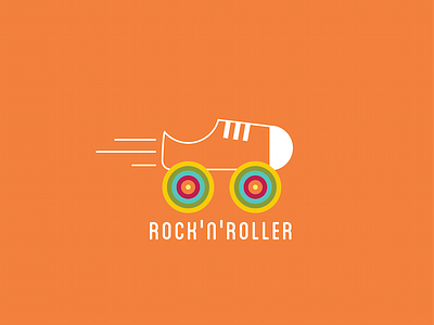 Rock'n'Roller (Orange) maker physical product rollerskates