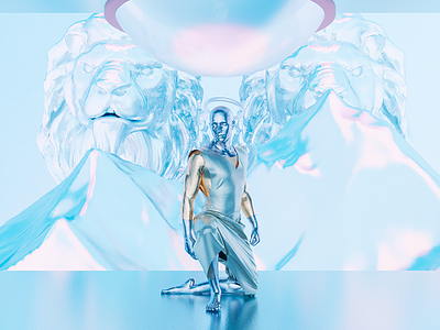 Leo ♌️ 3d abstract astrology cgi cinema 4d colors contemporary design digital god illustration minimal octane religion render