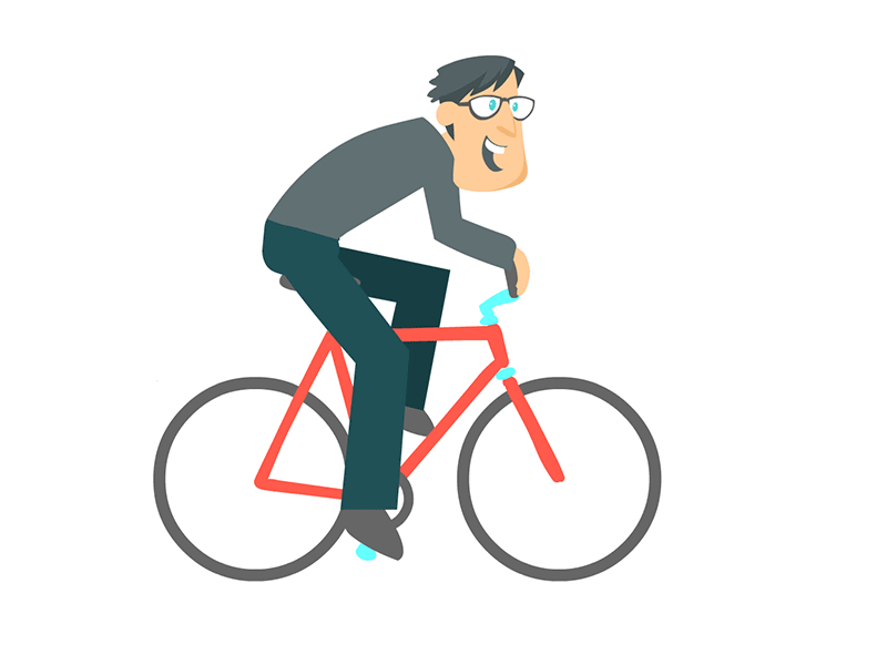 Bikerider prop #2 animation gif illustration video