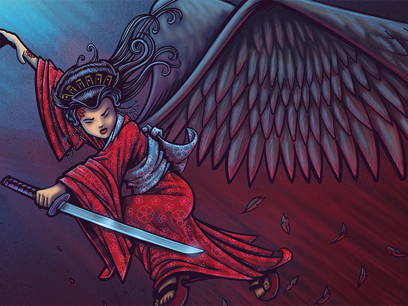 Fallen Angel By Neil Robinson On Dribbble