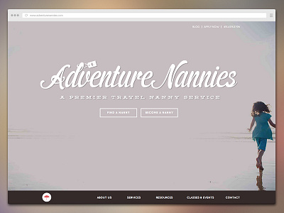 Adventure Nannies colorado denver design nannies responsive web design website zenman
