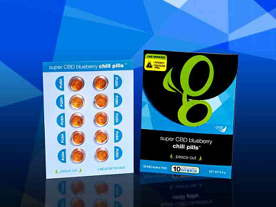 Super CBD Chill Pill Packaging cannabis cannabis design chill pills design packaging packaging design