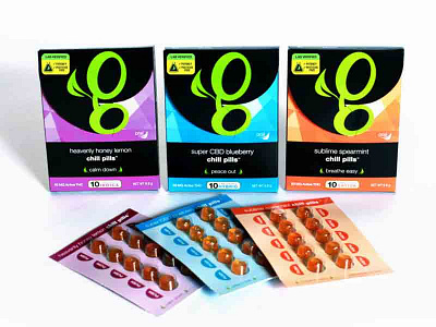 TGK Chill Pill Packaging cannabis design packaging packaging design