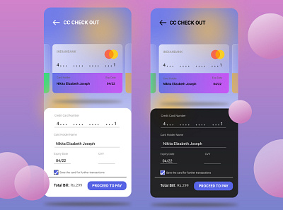 Payment done within a click! app design ui