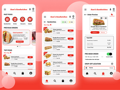 Sam's Sandwich App