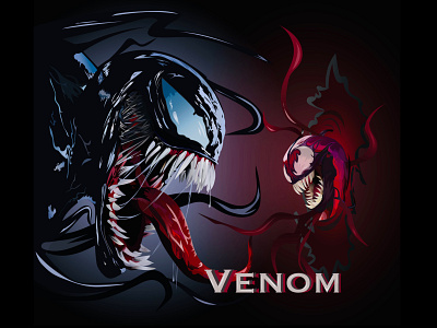 Venom illustration branding design icon illustration logo