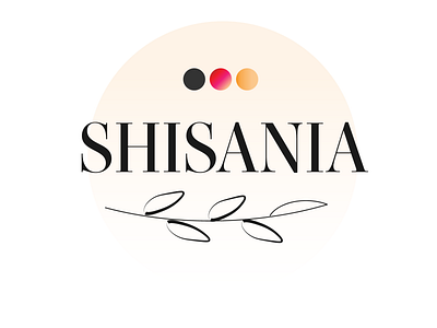 "SHISHANIA" Conceptual Beauty Brand Logo branding concept design flat gradient logo graphic design icon illustrator logo minimal typography