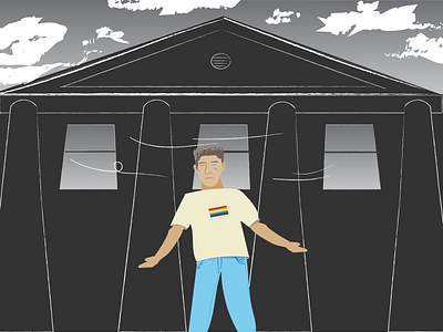 College/LGBT Communities Editorial Illustration