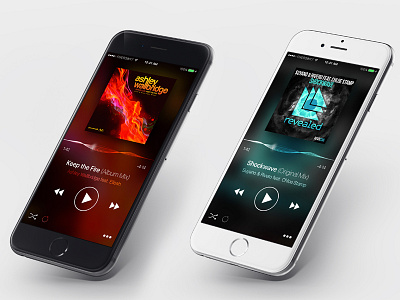 Music Player - Daily UI 009 app dailyui ios iphone media music music player player wave