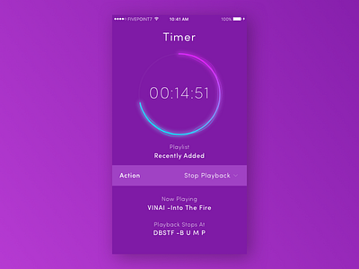 Countdown Timer - Daily UI 014 app apple clock countdown dailyui ios iphone phone timer watch