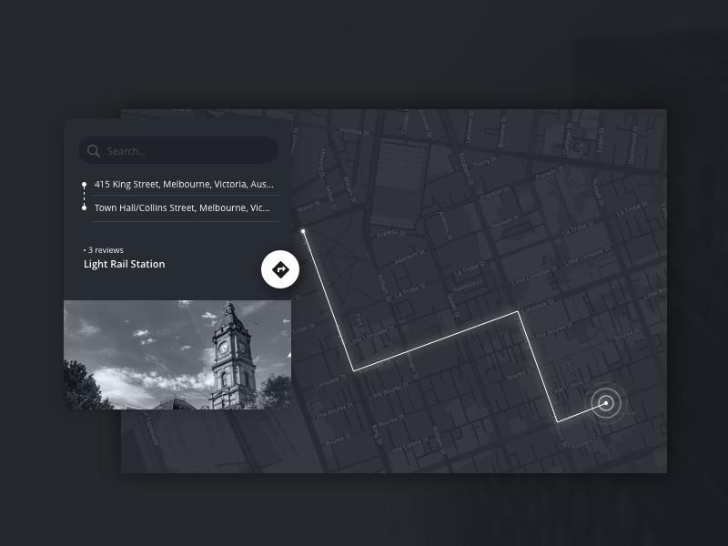 Map - Daily UI 029