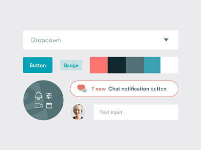 User Interface Elements app button dashboard dropdown icon set mobile product design text input user experience user experience ux user interface web design