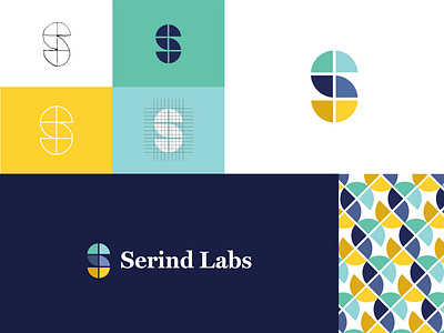 Serind Labs Rebrand branding branding agency branding design flat design icon logo design logo design concept mark minimalist s logo vector