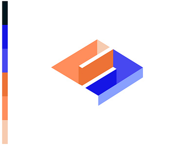 3D Conceptual Flat S Logo