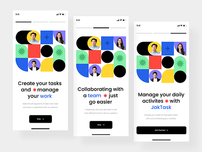 JakTask App Design - Untilted UI