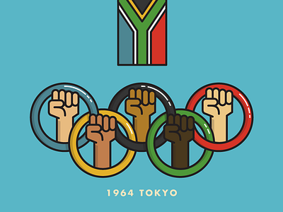 Olympics Take a Stand - #TodayinHistory August 18, 1964 history olympics protest south africa