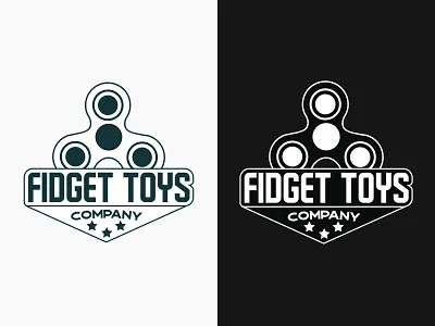 Fidget Company Logo adobe illustrator logo design