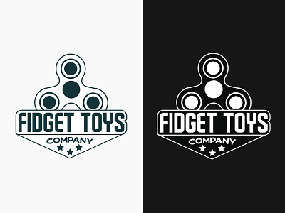 Fidget Company Logo adobe illustrator logo design