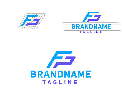 FPH LOGO DESIGN adobe illustrator clean logo creative logo latter logo logo logo design