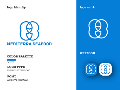 SEA FOOD restaurant LOGO adobe illustrator clean logo creative logo latter logo logo logo design