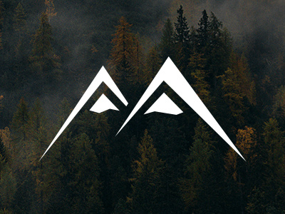 Mountain Icon logo mountain rugged