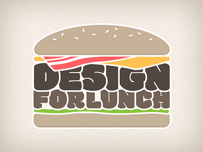 Design For Lunch Logo Concept burger logo