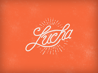 Lucha affinity curves grunge typography