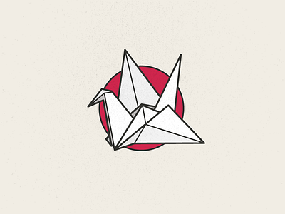 Bird bird design lines origami vector
