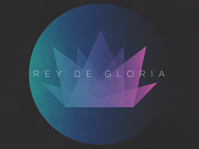 Rey de Gloria crown design illustrator photoshop shapes textures vector worship