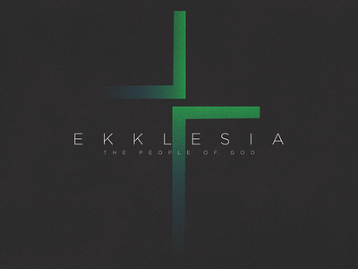 Ekklesia church cross illustrator photoshop texture worship