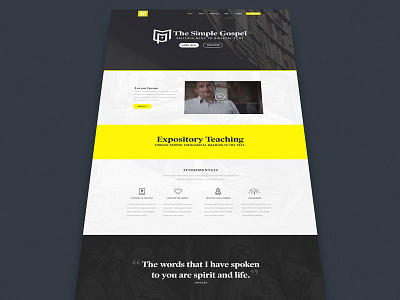 Simple Gospel Landing Page