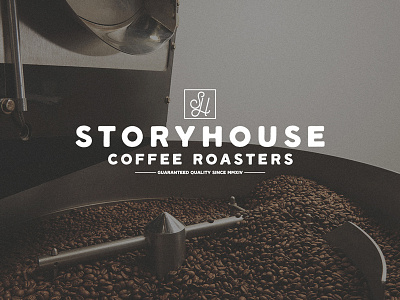 Storyhouse branding coffee typography wip