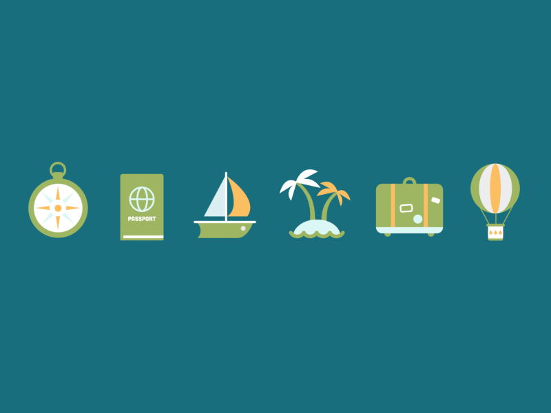 Travel animation by Dima Lantsevich - Dribbble