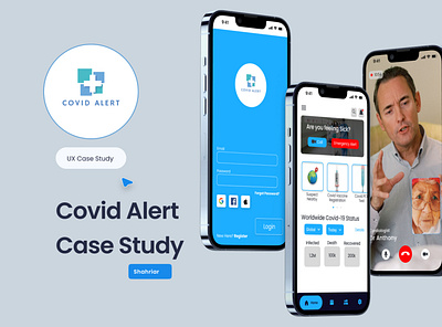 My case study on Covid app case study product design ui ux