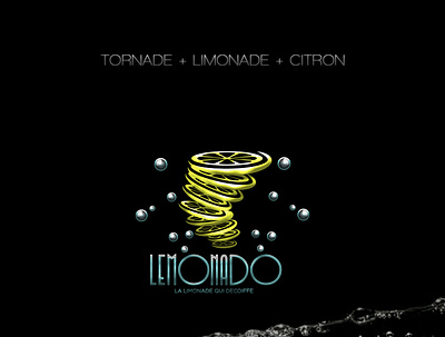 LEMONADO identity lemon logodesign tornado