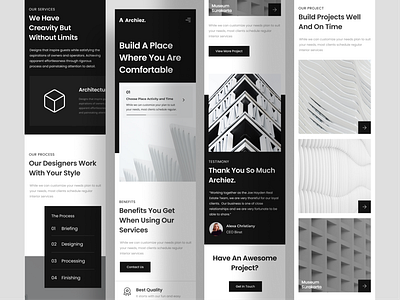 Archiez - Architecture Landing Page Responsive