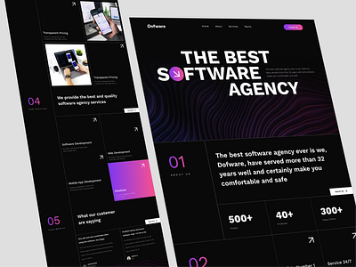 Dofware - Software Agency Landing Page