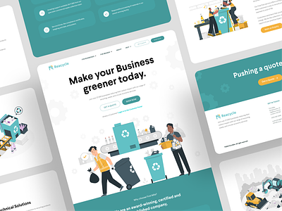 Reacycle - Business Recycling Solutions Landing Page