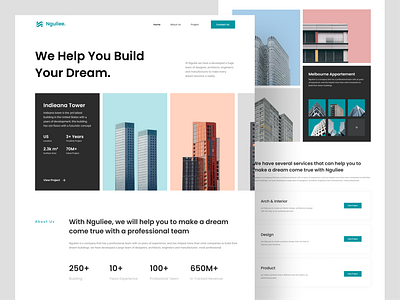 Nguliee. - Architecture Landing Page