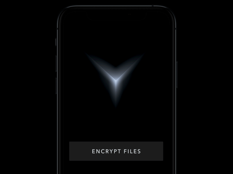 Blockchain security app loading animation