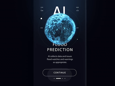 AI App Onboarding animation artificial intelligence cinema 4d fire fog futuristic ui fx interface design loader machine learning motion design neural network onboarding particles product design sci fi space water weater wind