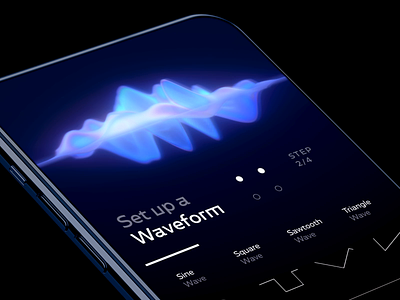 AI Music App Wave Animation ai appdesign artificial intelligence audio wave chat chatgpt cinema 4d futuristic fx interface design loader machine learning motion graphics music app neon neural network onboarding sci fi space wave