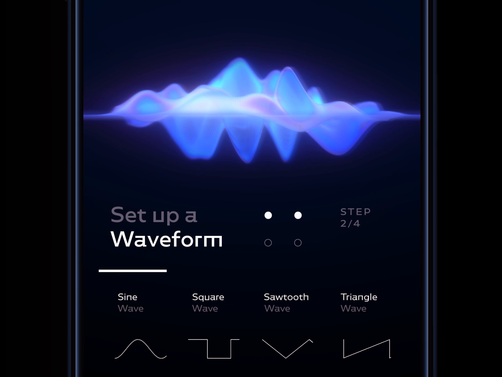 AI Music App Wave Animation 2 by Eduard Penkov on Dribbble