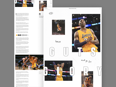 Los Angeles Lakers basketball branding design editorial illustration la lakers layout los angeles sport typography ui ux visual design website